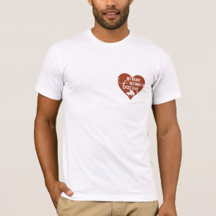 Lover? Herz Belongs to Bacon lustiger T - Shirt