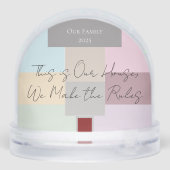 Lover House Snow Globe Schneekugeln (Rückseite)