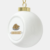 Lover Keramik Kugel-Ornament (Rechts)