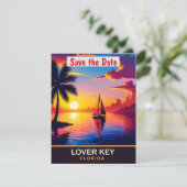 Lover Key, Florida Save The Date (Stehend Vorderseite)