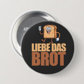 Lover LIEBE Das BROT Button (Vorne & Hinten)