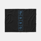 Lover-Marathon-Lover-Lauf Fleecedecke (Vorderseite (Horizontal))