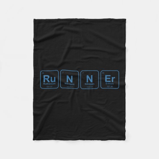 Lover-Marathon-Lover-Lauf Fleecedecke (Vorderseite)
