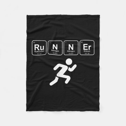 Lover-Marathon-Lover-Lauf Fleecedecke (Vorderseite)