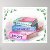Lover of Books Poster (Vorne)