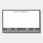 Lover of Sounds Post-it Klebezettel (Vorderseite)