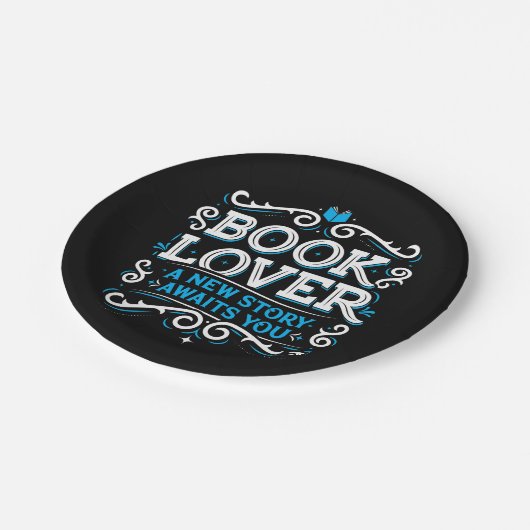 Lover Paper-Teller buchen Pappteller (Schrägansicht)