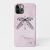 Lover Pink Monogram Case-Mate iPhone Hülle (Rückseite)