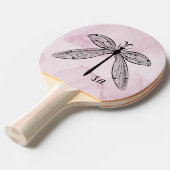 Lover Pink Monogram Tischtennis Schläger (Vorderseite)