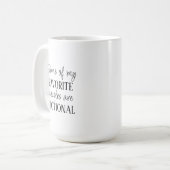 Lover Reader Favorite Fiction Paare buchen Kaffeetasse (Vorderseite Links)