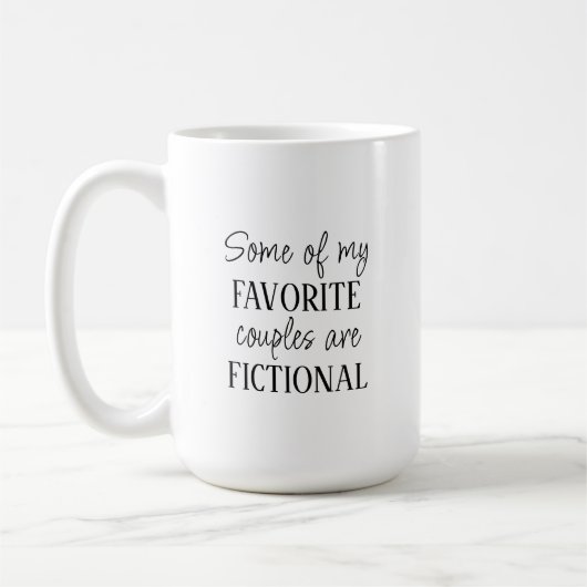 Lover Reader Favorite Fiction Paare buchen Kaffeetasse (Links)