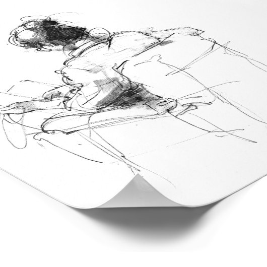 Lover Reading Moment - Gemütlicher Reader Poster (Ecke)