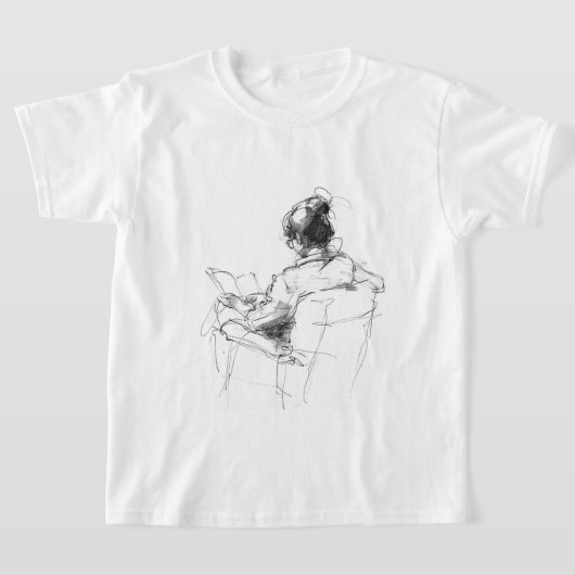 Lover Reading Moment - Gemütlicher Reader T-Shirt (Ablage )