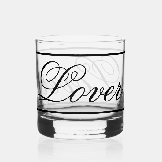 'Lover' Rocks Glass Whiskyglas (Rückseite)