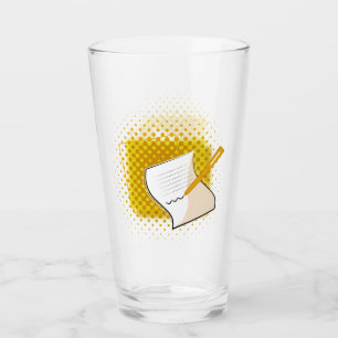 Lover schreiben glas