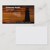 Lover Silhouette, Peggy's Cove, Nova Scotia Visitenkarte (Vorne/Hinten)