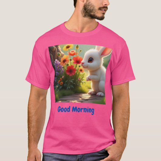Lover-T - Shirt der guten Morgennatur (Vorderseite)