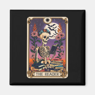 Lover Tarot Card The Reader Mystic Funny Skel Magnet