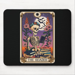 Lover Tarot Card The Reader Mystic Funny Skel Mousepad