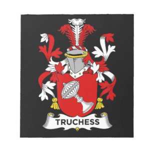 Lover Truchess - Wappen - Familienwappen Notizblock