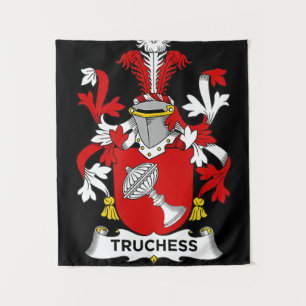 Lover  Truchess - Wappen - Familienwappen Wandteppich