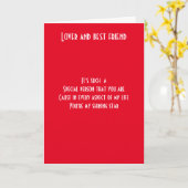 Lover und bester Freund Karte (Gelbe Blume)