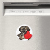 Lover Valentine Havanese Puppy Dog Magnet (In Situ (Geschirrspüler))