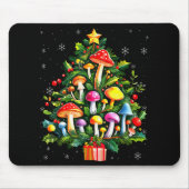 Lover Xmas Mushroom Christmas Tree T Shirt Mousepad (Vorne)