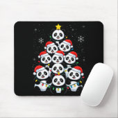 Lover Xmas Panda Christmas Tree Mousepad (Mit Mouse)