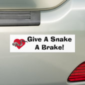 loverattlers, geben eine SnakeA Bremse! Autoaufkleber (Auf Auto)