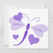 Loverly Dragon Fly Einladung (Rückseite)