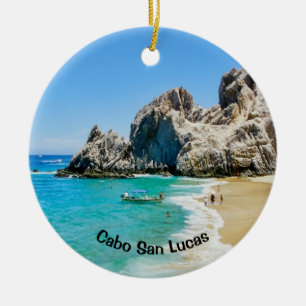 Lovers Beach, Cabo San Lucas Keramik Ornament