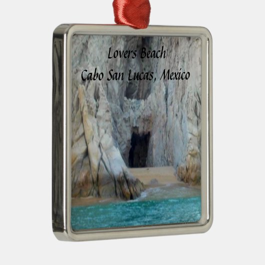 Lovers Beach Cabo San Lucas Mexiko Ornament Aus Metall (Rechts)