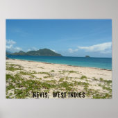 Lover's Beach, Nevis Poster (Vorne)