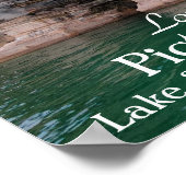 Lovers Cove Pictured Rocks Poster (Ecke)