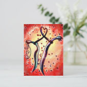 Lovers Dance Postkarte (Stehend Vorderseite)