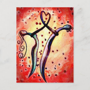 Lovers Dance Postkarte
