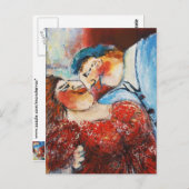 Lovers Dance Postkarte (Vorne/Hinten)