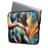 Lover's Embracing ai Oil Paint Style Laptopschutzhülle (Vorderseite Links)
