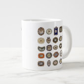 Lover's Eyes, viktorianisch, Kaffee-Tasse Jumbo-Tasse (Vorderseite Rechts)