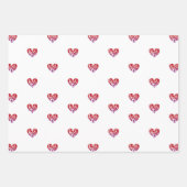 Lover's Heart® Liebe - Ihr Packpapier Geschenkpapier Set (Vorderseite 2)