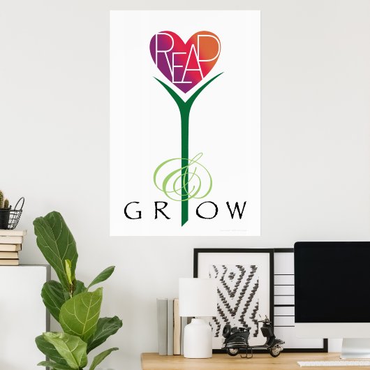 Lover's Heart® Read & Grow Poster (Heimbüro)
