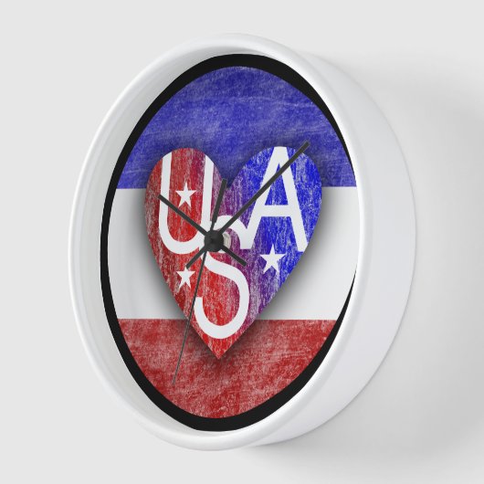 Lover's Heart® USA.A. Lover's Clock Uhr (Winkel)