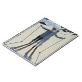 <Lovers in the Snow> durch Georges Barbier Notizblock (Linke Seite)