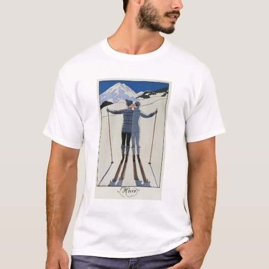 <Lovers in the Snow> durch Georges Barbier T-Shirt (Vorderseite)