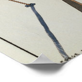 <Lovers in the Snow>von Georges Barbier Poster (Ecke)