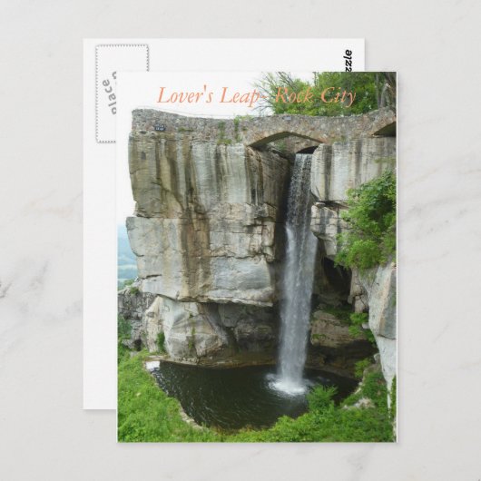 Lover's Leap at Rock City Postcard Postkarte (Vorne/Hinten)