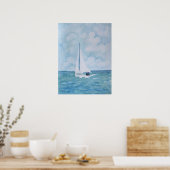 Lovers on a Sailboat, poster (Küche)