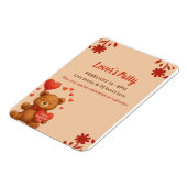 Lover's Party - Valentine’s Day party Invitation Magnet (Linke Seite)