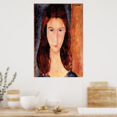 Lover's Portrait von Amedeo Modigliani 1919 Poster (Küche)